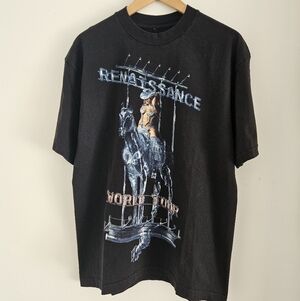 Beyonce Renaissance World Tour 2023 Graphic T Shirt Black Concert Merch Medium